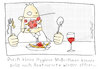 Cartoon: Restaurant Corona (small) by Josef Schewe tagged corona,restaurant,gastro,mundschutz,hygiene,essen