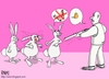 Cartoon: easter bunny (small) by raim tagged easter bunny cartoon raim eggs