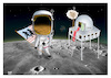 Cartoon: 50 Years on. the Moon ! (small) by Shahid Atiq tagged moon