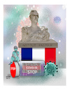 Cartoon: Pasteur Stopped Producing ! (small) by Shahid Atiq tagged france