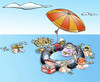 Cartoon: Sea Paella (small) by llobet tagged paella sea girls food cuisine