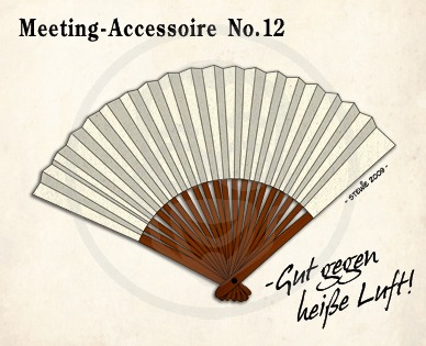 Cartoon: Meeting Accessoire No.12 (medium) by stewie tagged air,hot,accessoir,meeting,fan
