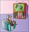 Cartoon: TV (small) by Alexei Talimonov tagged tv,children,family,parents,football