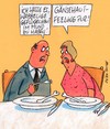 Cartoon: feeling (small) by Peter Thulke tagged gänsehautfeeling,geflügel,essen,kochen,weihnachten