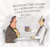 Cartoon: Führungspflege... (small) by Christian BOB Born tagged arzt,patient,zwei,klassen