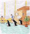 Cartoon: Hölle auf Erden (small) by Christian BOB Born tagged sauna abhärtung pinguine hitze kälte fußpilz