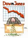 Cartoon: Dow Jones (small) by besscartoon tagged dow,jones,geld,börse,banken,aktien,manager,bess,besscartoon