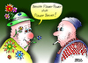 Cartoon: Flower Power (small) by besscartoon tagged flower,power,flauer,bauer,blumen,hippies,hip,60er,männer,bess,besscartoon
