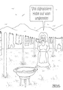 Cartoon: voll digitalisiert (small) by besscartoon tagged wäscheleine,wäsche,drahtlos,wlan,wifi,politik,digitalisierung,computer,bess,besscartoon