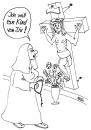 Cartoon: Wünsche (small) by besscartoon tagged kirche,religion,nonne,jesus,kind,katholisch,christentum,kreuz,bess,besscartoon