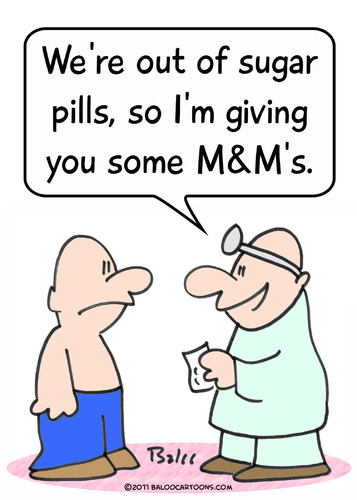 Cartoon: doctor placeboes m and ms (medium) by rmay tagged ms,and,placeboes,doctor