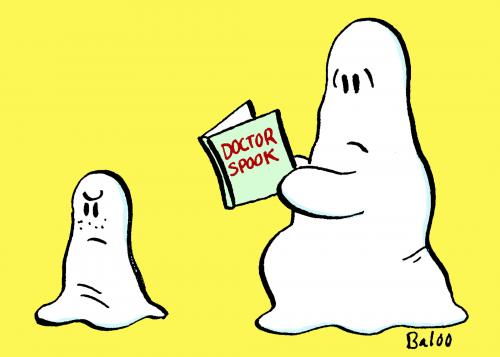 Cartoon: doctor spook ghosts (medium) by rmay tagged doctor,spook,ghosts