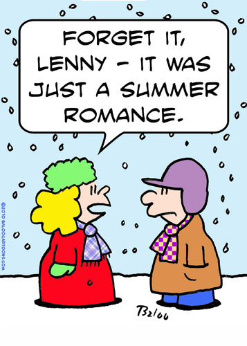 Cartoon: forget just summer romance snow (medium) by rmay tagged forget,just,summer,romance,snow