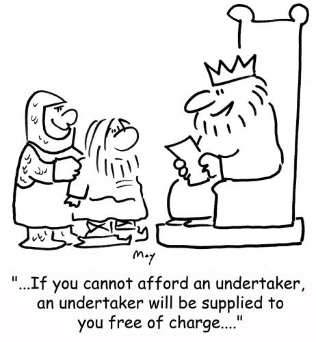 Cartoon: free undertaker (medium) by rmay tagged free,undertaker,king