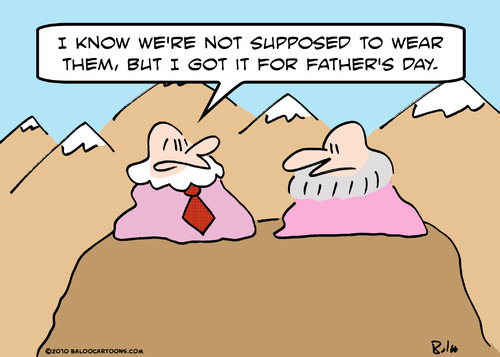 Cartoon: guru tie fathers day (medium) by rmay tagged guru,tie,fathers,day