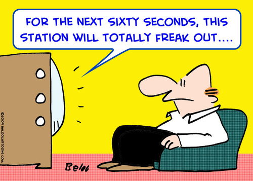 Cartoon: station totally freak out (medium) by rmay tagged station,totally,freak,out
