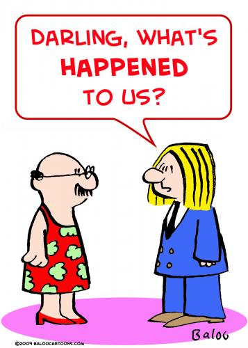 Cartoon: whats happened to us (medium) by rmay tagged whats,happened,to,us