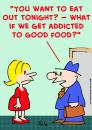 Cartoon: addicted good food eat out (small) by rmay tagged addicted,good,food,eat,out