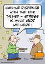 Cartoon: beggar stress pep talk (small) by rmay tagged beggar,stress,pep,talk