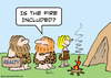 Cartoon: cave fire included realty (small) by rmay tagged cave fire included realty