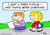Cartoon: cheating school kids test (small) by rmay tagged cheating,school,kids,test