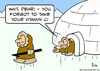Cartoon: eskimo forgot vitamin C (small) by rmay tagged eskimo,forgot,vitamin