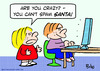 Cartoon: kid computer cant spam santa (small) by rmay tagged kid,computer,cant,spam,santa
