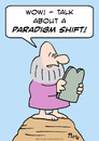 Cartoon: moses paradigm shift (small) by rmay tagged moses,paradigm,shift