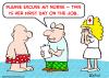 Cartoon: nurse first day on job (small) by rmay tagged nurse,first,day,on,job