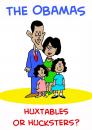 Cartoon: THE OBAMAS HUXTABLES (small) by rmay tagged obamas,barack,michelle,huxtables,hucksters