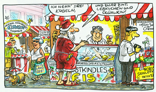 Christkindlmarkt im Klimawandel