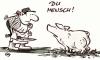 Cartoon: ... (small) by GB tagged animals,tiere,menschen,people,metzger,schlachter,butcher,meat,essenschwein,pig
