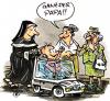 Cartoon: ... (small) by GB tagged religion,papst,kirche,church,catholice,pope,kinder,zölibat,nonne,pfarrer,papa