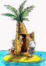 Cartoon: ... (small) by GB tagged schrank palme insel island seenot mann frau man woman sex klassik
