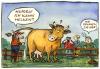 Cartoon: Hurra! Hurra! (small) by GB tagged kinder,tiere,erzihung,wissen,ernährung,milch,kühe,rinder,urlaub,bauernhof,milcherzeugung,unkenntnis