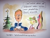 Cartoon: Wulffs Weihnachtsansprache (small) by Mario Schuster tagged karikatur,cartoon,wulff,mario,schuster