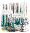 Cartoon: Exkursion (small) by Mohrenberg tagged wald,schule,ausflug,ranger,kinder,computer