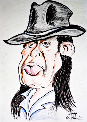 Cartoon: Udo Lindenberg (medium) by DeviantDoodles tagged caricature,music,famous,rock,singer
