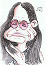 Cartoon: Ozzy Osbourne (small) by DeviantDoodles tagged caricature,music,famous,metal,rock,singer