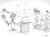 Cartoon: Dog BBQ create a caption (small) by karlwimer tagged barbecue,bbq,picnic,cookout,dogs