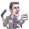 Cartoon: Jared Bednar New Avalanche Coach (small) by karlwimer tagged jared bednar colorado avalanche coach hockey sports