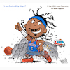 Cartoon: Lou Pigpen Dort NBA (small) by karlwimer tagged basketball,nba,oklahoma,city,thunder,lou,dort,unsportmanlike