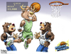 Cartoon: Market Madness 12 (small) by karlwimer tagged market,business,basketball,stocks,bull,bear,karlwimer