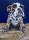 Cartoon: Oliver Bulldog (small) by karlwimer tagged bulldog,painting,dog