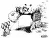 Cartoon: Panda Games (small) by karlwimer tagged china olympics panda bear growth progress darfur tibet pollution karl wimer