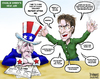 Cartoon: Uncle Sam Pep Talk (small) by karlwimer tagged charlie,sheen,business,usa,economy,uncle,sam,employment,market,confidence,crazy,insane,overconfidence