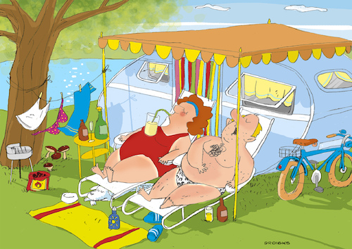 Cartoon: Campingurlaub (medium) by droigks tagged urlaub,natur,camping,campingwagen,droigks,camper,campinganhänger,campingplatz,urlauber,entspannung,freizeit,urlaub,natur,camping,campingwagen,droigks,camper,campinganhänger,campingplatz,urlauber,entspannung,freizeit