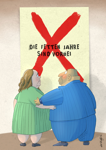 Cartoon: Die fetten Jahre sind vorbei (medium) by droigks tagged politik,absturz,karriere,karriereende,lang,nouripour,grüne,führungsspitze,droigks,bundesvorsitzende,rücktritt,gesellschaft,wirtschaft,wohlstand,wirtschaftskrise,politik,absturz,karriere,karriereende,lang,nouripour,grüne,führungsspitze,droigks,bundesvorsitzende,rücktritt,gesellschaft,wirtschaft,wohlstand,wirtschaftskrise