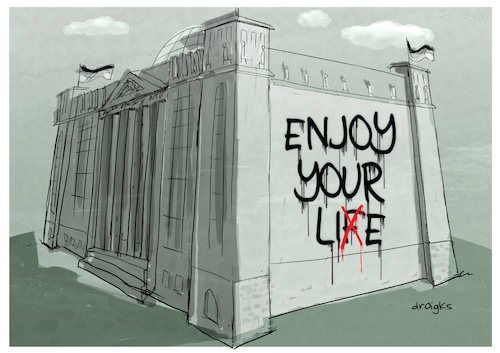 Cartoon: Enjoy Your Lie (medium) by droigks tagged politik,bundesrepublik,deutschland,bundestag,reichstag,droigks,abgeordnete,lügen,unwahrheiten,wahlversprechen,wendehals,verrat,wählerwille,missachtung,lügenbolde,pinocchios,erstunken,erlogen,nebelkerze,irreführung,inkompetenz,politik,bundesrepublik,deutschland,bundestag,reichstag,droigks,abgeordnete,lügen,unwahrheiten,wahlversprechen,wendehals,verrat,wählerwille,missachtung,lügenbolde,pinocchios,erstunken,erlogen,nebelkerze,irreführung,inkompetenz