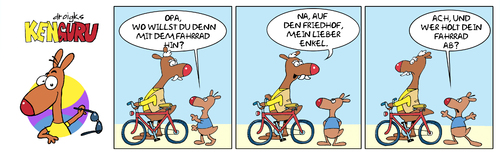 Cartoon: KenGuru falsche Vorstellung (medium) by droigks tagged fahrrad,friedhof,sorge,droigks,känguru,sterben,tod,tot,opa,enkel,fahrrad,friedhof,sorge,droigks,känguru,sterben,tod,tot,opa,enkel